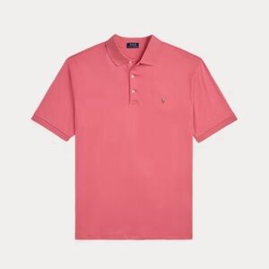 Polo by Ralph Lauren Men's Pink Polo Shirt